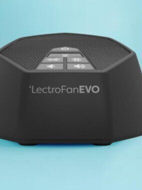 LectroFan EVO White Noise Machine - Compact Sleep Sound 22 Non-Looping Fan
